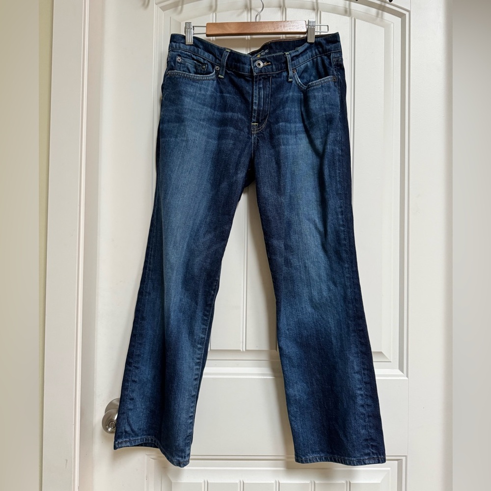 Y2K Lucky Brand Mid Wash Sweet N’ Straight Cropped Denim Jeans. Size 31